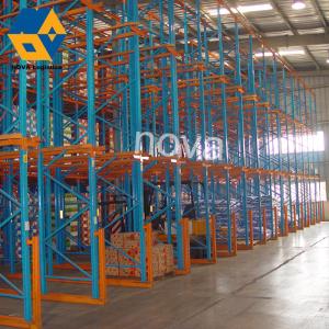 China Heavy Duty Q235 Steel Drive in Pallet Racking System Adjustable Commercial 350kg factory