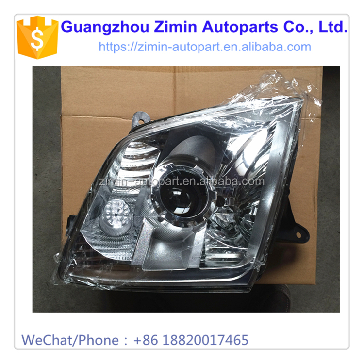 Customizable ABS Plastic White Front Headlight Headlamp For D-MAX 2006