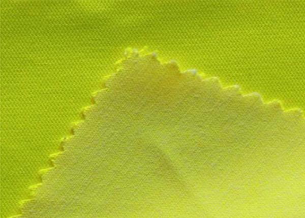 Yellow Water Resistant Fabric Winter Waterproof Hi Vis Reflective Fabric For