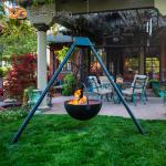 Corten Steel Outdoor BBQ Grills For Wedding Barbecue