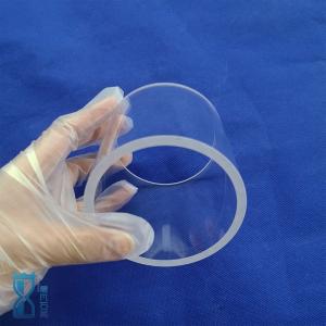 China Customized High Purity Transparent Polished Clear Glass Tube Furnace factory
