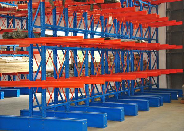 Heavy Duty Car Cantilever Pallet Racking Storage For Warehouse , Easily