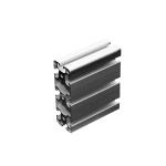 Anodizing Industrial Aluminium Frame Profiles 6063 Extruded Black T6
