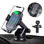 Induction Wireless Charging Station 10w 7.5w 5w Car Mount Phone Holder with
