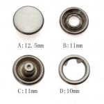 Decorative Bulk 16L Pearl Brass Snap Buttons