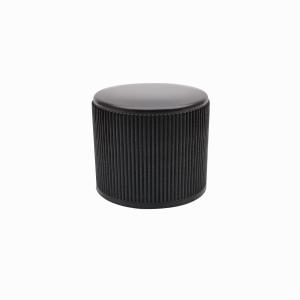 China Striped Edge Black Plastic Screw Covers 18MM Inner Diameter factory