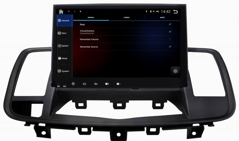 Ouchuangbo car stereo head unit android 4.4 for Nissan Teana 2009 with 1024*600 Bluetooth SWC USB Can Bus