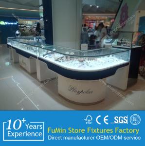 China Modern elegant lockable watch and jewelry showcase for store factory