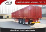 Steel Material Livestock Cattle Trailers With Double Chamber 3-8 mm Flat Bed