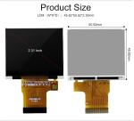Polcd Color 262K 2.31 Inch Square Screen 300 Nit 320x240 tft display lcd