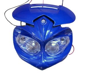 China Motocross parts SUVs Red blue white yellow other styles Refit Grimace headlights factory