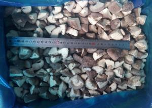 China Typical Flavor IQF Mushrooms / Shiitake Mushrooms Quarter Cut ISO Approval factory