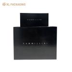 Black Magnetic Closure Rigid Boxes Cardboard Magnetic Closure Gift Box ISO