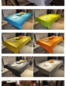 China 3Ply Disposable Paper Solid Color Tablecloth For Parties factory