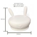 Baby Feeding Silicone Suction Divided Plate With Lid BPA Free Bunny Shape