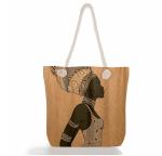 Polyester Canvas Grocery Shopping Bags For Work Travel Beach