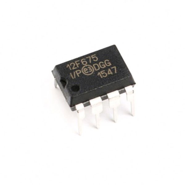 PIC12F675-I/P PIC 12F675 Ic 12F675 8-Bit Microcontroller IC Chip 20Mhz 1.75KB