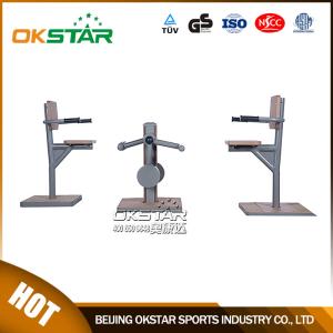 China fitness equipment for elderly outdoor wood chair leg stretcher leg exercise machine for old people factory