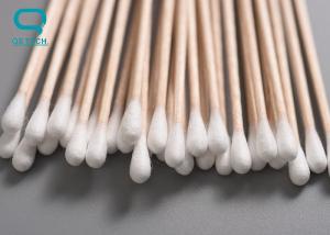 China Industrial Grade Cotton Cleaning Swabs With Inherently Polymer Handle factory