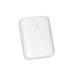 Fast Charging Mini Power Bank 10000mAh ABS Material Black / White