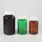 Highly Customized 4oz PET Capsule Bottle of Orange Black Plastic Nutrition