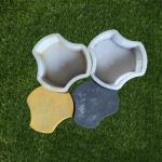 Plastic Rubber Paver Mould , Interlock Concrete Cement Path Mould