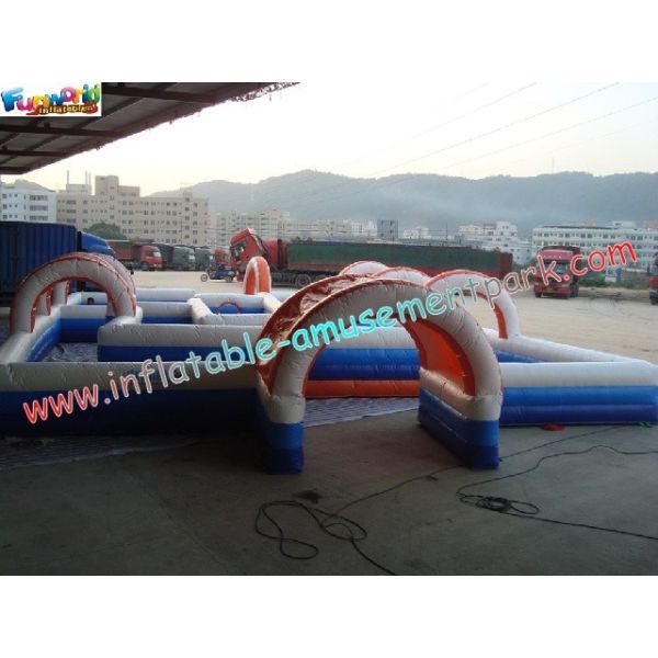 China Water-proof Inflatable Sports Games , Inflatable Car Race Track factory