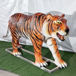 China Amusement Park Animatronic Animal Simulation Realistic Animatronic Tiger factory