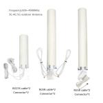 Gain Cylinder Antenna Base Station Signal Amplifier 50km Wireless Outdoor