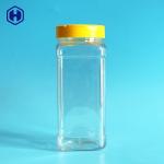 Square Cloves Empty Spice Bottles Plastic Non Spill Long Life Span