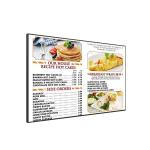 JCVISION LED Panel TFT 32 Inch Digital Menu Display Wall Mounted