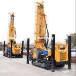 Crawler Diesel Type 800m Deep Hydraulic DTH Water Well Drilling Rig For Borehole