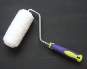 China Hot selling economic white paint roller for professional finish on rough surface factory