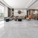 High Glossy Glazed Tiles Gray Color Natural Texture Porcelain Tiles 600*1200mm