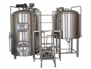 China German Brewing Machine 5BBL 2 Vessel Brewhouse factory