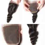 12A Grade Peruvian Hair Weave Unprocessed Raw Loose Wave Virgin Hair Extension