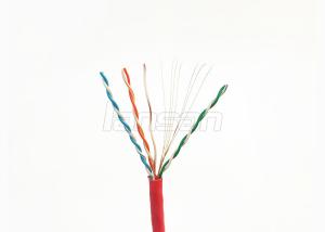 China 50U Gold Plated UTP Cat5e Patch Cord 24AWG 4 Pair Stranded Wire PVC Jacket factory