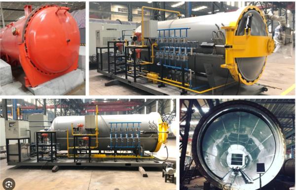 220V Electric Heating Composite Autoclave For Rubber Vulcanization Diameter 600