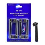 Dental Care Biodegradable Electric Toothbrush Head Sb-17A Bamboo Charcoal