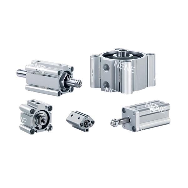 China CQ2A12-10DM 12 Cylinder Diameter 10 Stroke SMC CYL Double Acting Single Rod Compact Cylinder factory