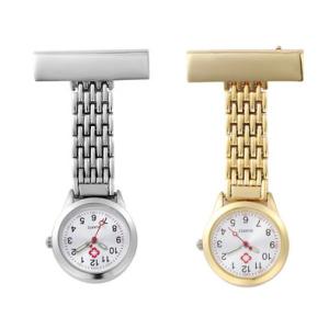 China Promotional Metal nurse's watch Metal logo customized small factory