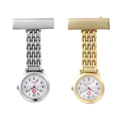 Promotional Metal nurse's watch Metal logo customized small