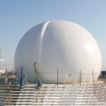 Automated Ground Mounted Double Membrane Biogas Storage Tanks For Cow Farm