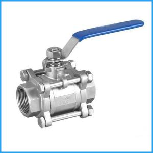 China 3pc npt ball valve factory