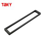 Contemporary Black Stainless Steel Bathroom Door Handle Glass Shower Handle