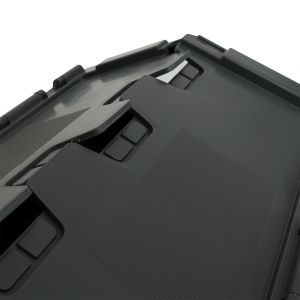 Logistic Storage Solution Tourtop Stackable Butcher Crates with Lids Plastic