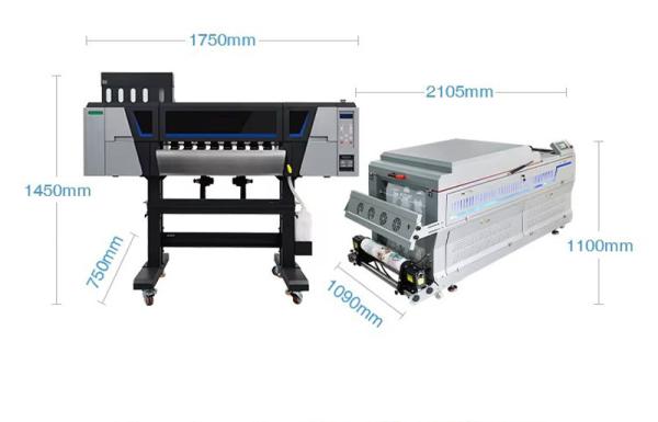 5 Color Automatic Capping UV DTF Printer With Pre And Post Media Heaters For UV