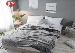 China Double Layer Faux Animal Fur Blanket 100% Polyester tip discharged Rabbit Mink Fur factory