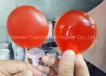 OEM / ODM Transparent Decoration Red Color Crystal Resin Rainbow Sculpture