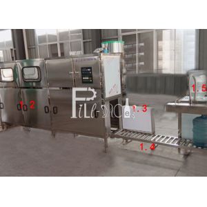 200BPH 5 Gallon Filling Machine With De-Capper Washer
